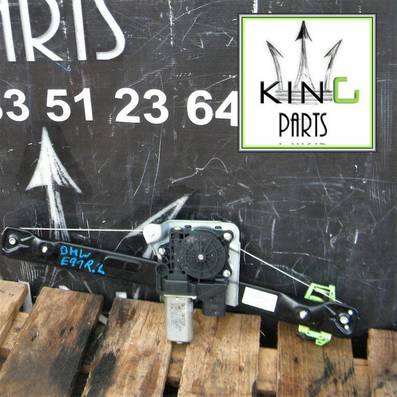 BMW 3 E90 E91 05-11 WINDOW WINDER MECHANISM REGULATOR MOTOR  Rear Door Left Side