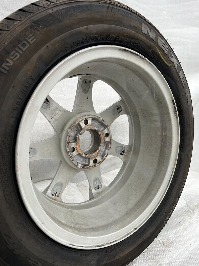 PEUGEOT 208 15" ALLOY WHEEL & TYRE 185/65/15 9673773577 6J ET23