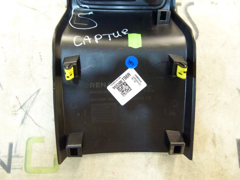 RENAULT CAPTUR 2020-ON REAR PASSENGER FAN AIR VENT PANEL 969308198R