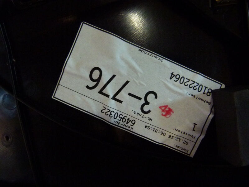 AUDI A4 S4 8W B9 2016-ON REAR RIGHT SIDE DOOR CARD CLOTH 8W0867488