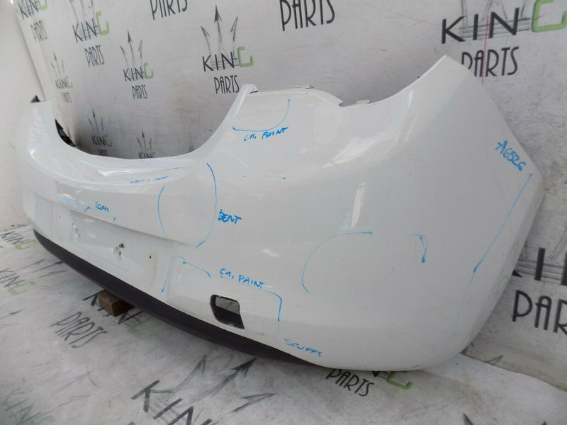 VAUXHALL CORSA E 2014-ON 5 DOOR REAR WHITE BUMPER GENUINE