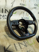 AUDI A4 S4 8W B9 2016-ON FLAT BOTTOM SPORT STEERING WHEEL GENUINE 8W0419091