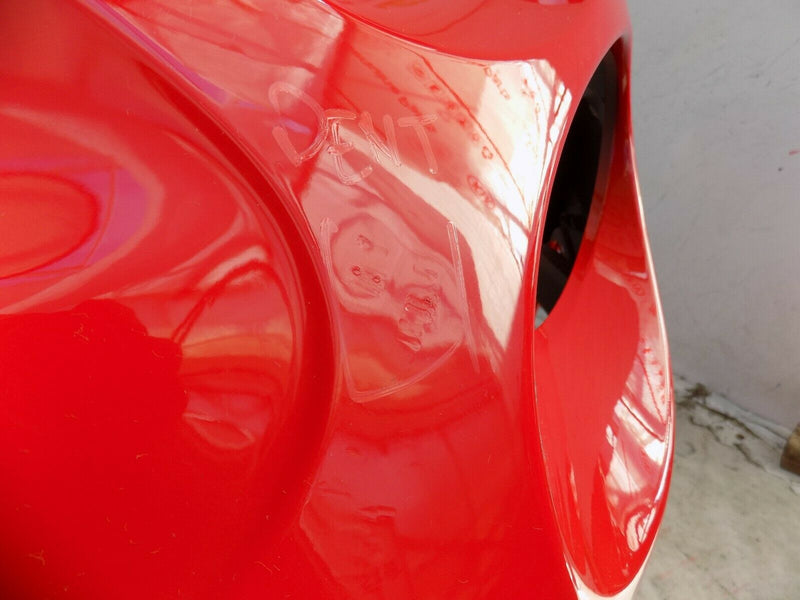 FIAT 500 ABARTH 595 2016-UP FCL FRONT BUMPER RED+GRILL OEM 735633044