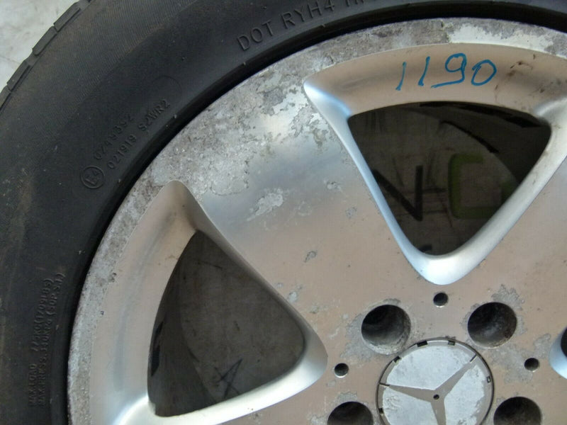 MERCEDES W211 GENUINE ALLOY WHEEL 16" 7.5Jx16H2 ET42 TYRE 225/55 R16