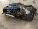 FIAT 500 ABARTH 595 2016-UP FCL FRONT BUMPER DARK GREY+GRILL OEM 735633044