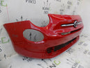 FIAT 500 LOUNGE 2015-ON FACELIFT FRONT BUMPER IN RED GENUINE 735619491