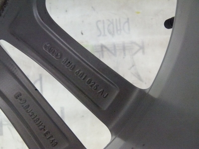 AUDI Q3 8U WHEEL ALLOY RIM 18" TYRE 235/50/18 7J ET43 GENUINE 8U0601025