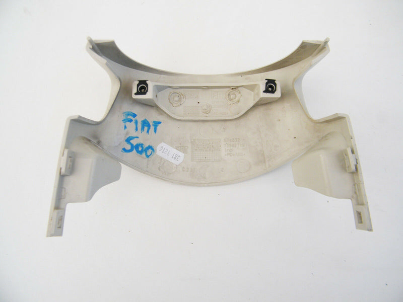 FIAT 500 2007-2015 CREAM SURROUND TRIM COVER UPPER STEERING COLUMN COWL PANEL