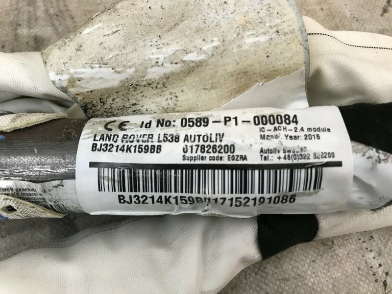 RANGE ROVER EVOQUE L538 5 DOOR 2011-18 LEFT & RIGHT SIDE ROOF CURTAIN AIRBAG