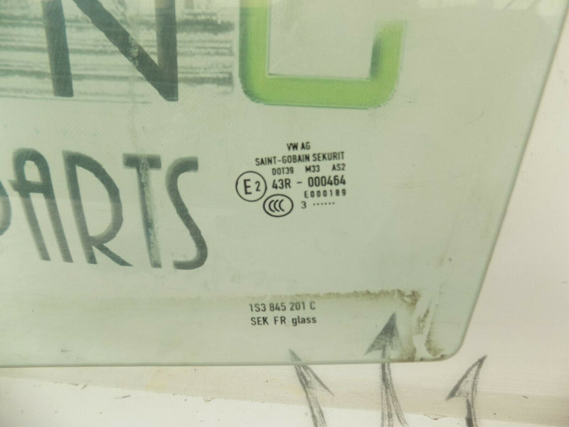 VW UP SEAT MII 2011-ON DOOR WINDOW GLASS FRONT LEFT SIDE DOT39 M33 AS2