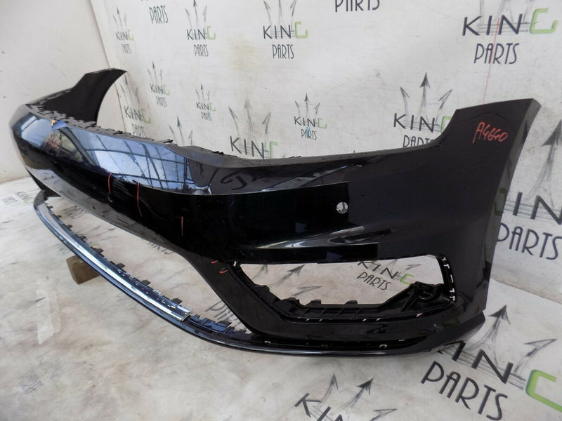 VW GOLF MK7 R LINE 2013-2017 FRONT BUMPER IN BLACK GENUINE 5G0807221AL