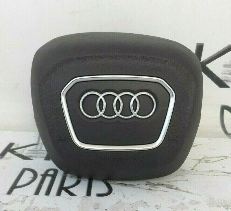 AUDI A4 S4 B9 8W Q5 Q7 4M Q8 2016-ON STEERING WHEEL A I R-B A G COVER ONLY GREY