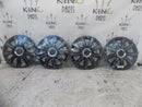 X4 17" UNIVERSAL "MIRAGE CARBON" PLASTIC WHEEL TRIM HUB CAPS CAR VAN TRAILER