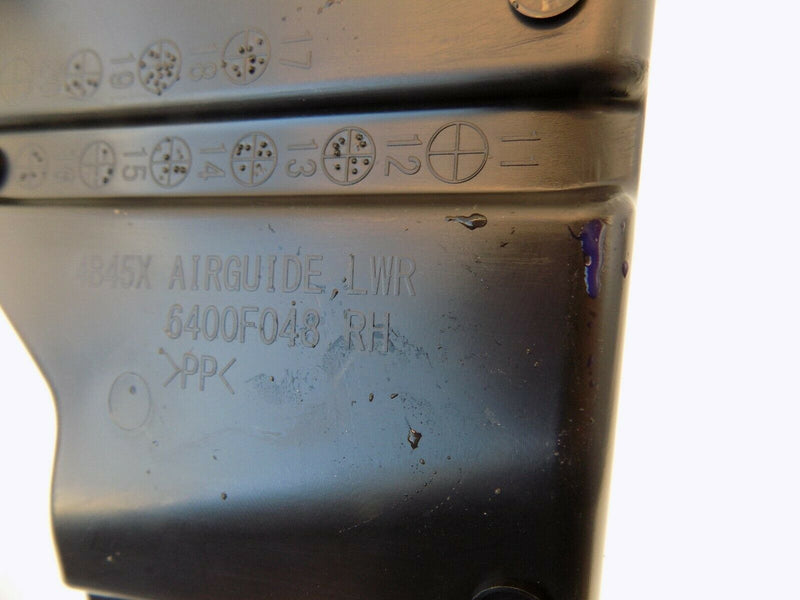 MITSUBISHI OUTLANDER 2014-ON RADIATOR SUPPORT RIGHT AIR GUIDE 6400F048 /S56-11