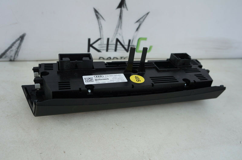 AUDI A6 (C7/4G) 2012-ON A/C HEATER CLIMATE CONTROL SWITCHES PANEL 4G0820043AC