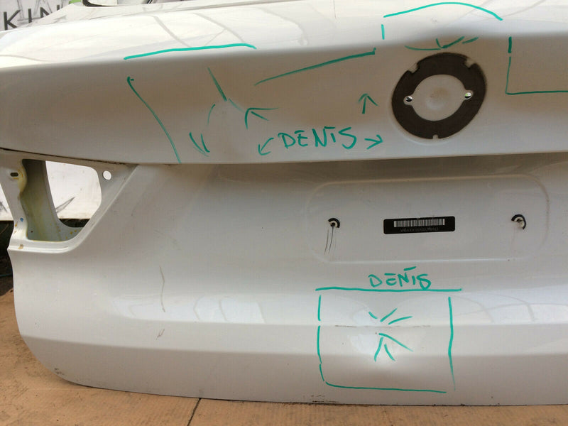 BMW X4 MK1 F26 2014-18 WHITE TAILGATE GENUINE BOOTLID SHELL PANEL