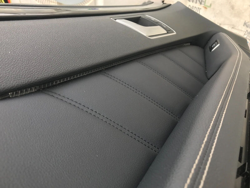 MERCEDES W212 2010-15 FRONT DOOR LEATHER CARD COVER LEFT PASSENGER SIDE
