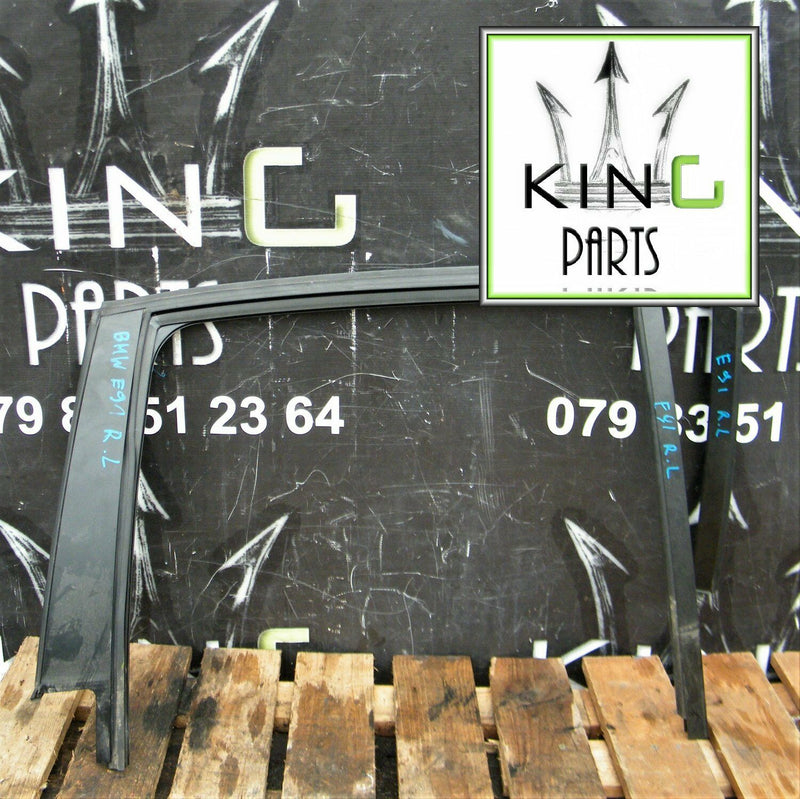 BMW E91 3 SERIES 2009-11 FRAME WINDOW SEALANT RUBBER COVER REAR DOOR LEFT SIDE