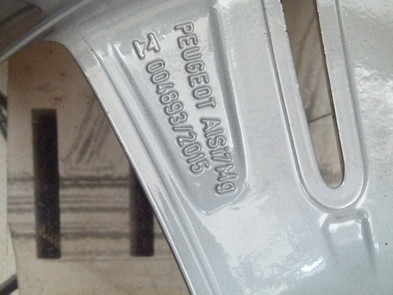 PEUGEOT 308 WHEEL ALLOY RIM & TIRE 7.5JX17CH5 ET44 9677989777 GENUINE