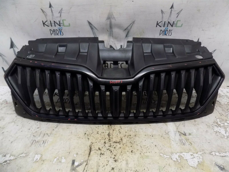 SKODA FABIA III MK3 MONTE CARLO 2019-ON FACELIFT FRONT BONNET GRILLE MATT TRIM