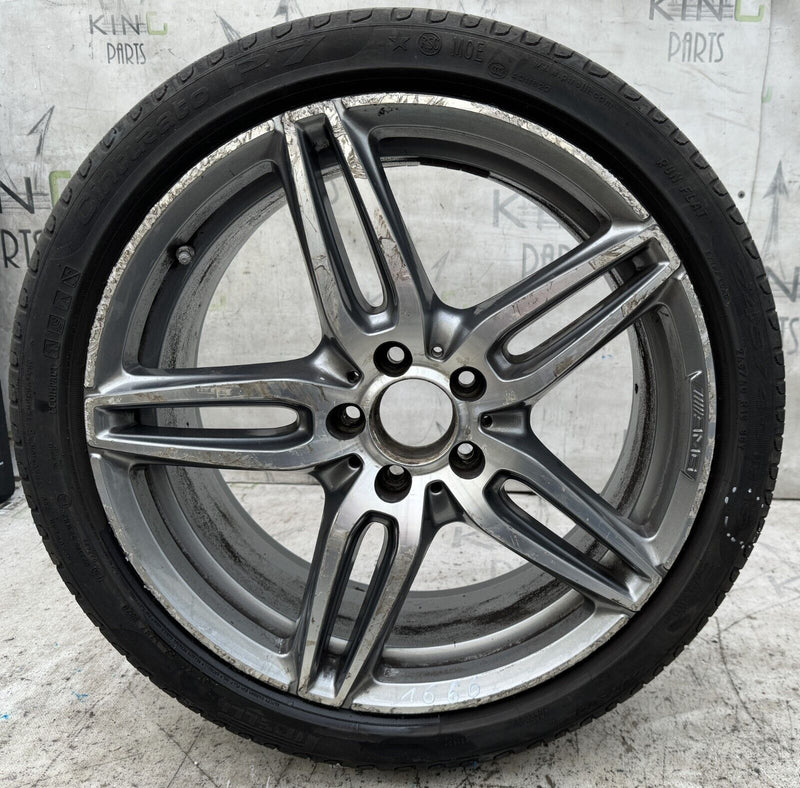MERCEDES E W212 AMG ALLOY WHEEL RIM 19' 8Jx19H2 ET43 & TYRE 245x40 R19