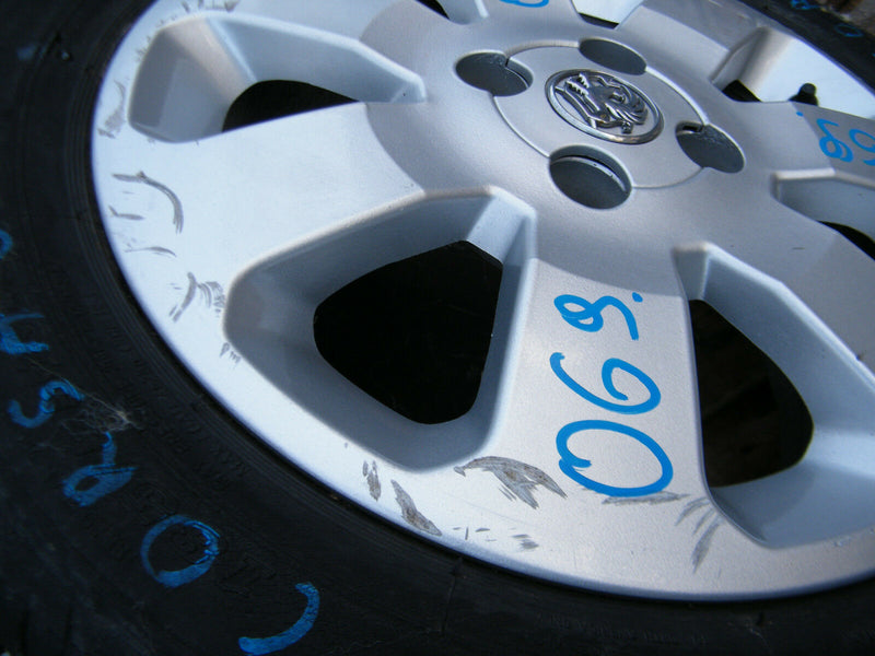 OPEL VAUXHALL CORSA C GENUINE ALLOY WHEEL TYRE 15" 4x100 185/55R15 6Jx15 (069)