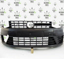 VW CADDY 2K 2nd FACELIFT 2016-2018 FRONT BUMPER GENUINE BLACK 2K5807221J