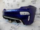 FIAT 500 ABARTH 959 FACELIFT 2016-ON BLUE REAR BUMPER GENUINE 735633081