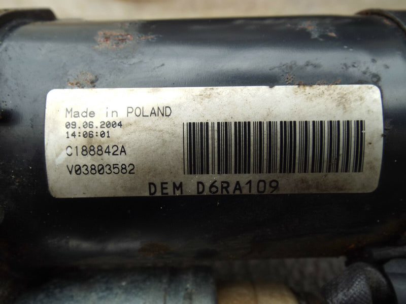 Citroen Peugeot 2000 2.0 HDI Diesel Engine Starter Motor Valeo C188842A