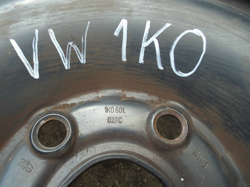 VW Golf MK5 1K0 601 027C Single Spare Whe El 15" 195/65 6Jx15  ET47