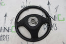 AUDI A3 (8P) MK2 2003-2012 BLACK SPORT LEATHER 3 SPOKE STEERING WHEEL 8P0419091H