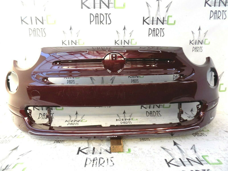FIAT 500 2015-ON 120TH FACELIFT FRONT BUMPER POP MAROON 735619476