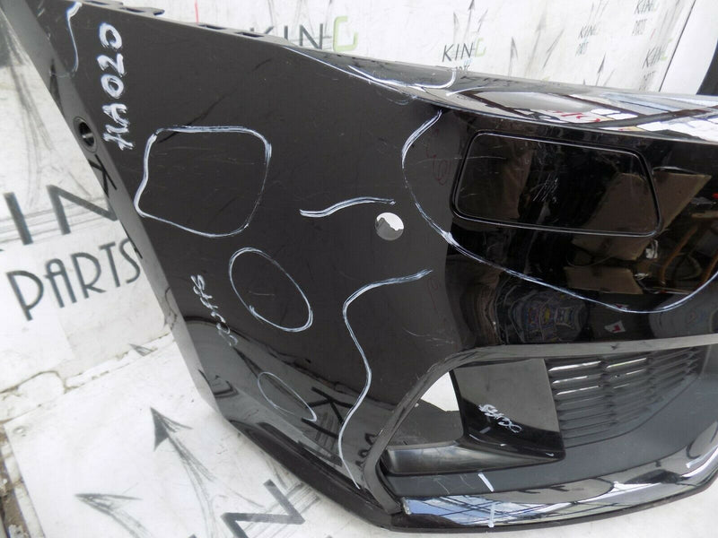 AUDI A7 S-LINE 4K8 C8 2019-ON BLACK FRONT BUMPER GENUINE 4K8807437