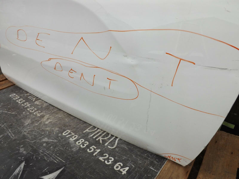 Peugeot 208 3 Door 2012-2017 Right Driver Door O/S/F In White 9675289980