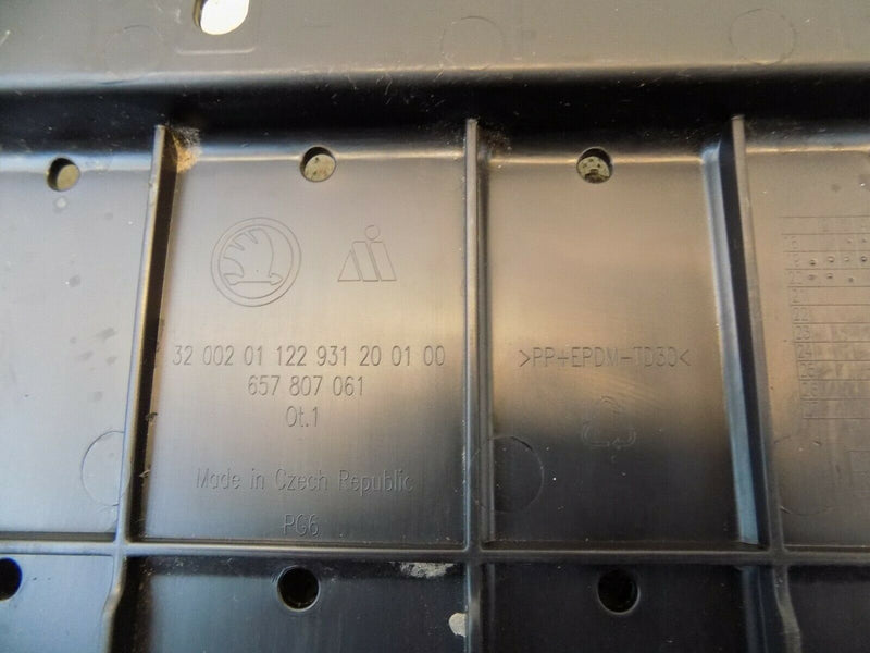 SKODA SCALA 2018-ON BUMPER COVER ENGINE UNDERTRAY PROTECTION 657807061