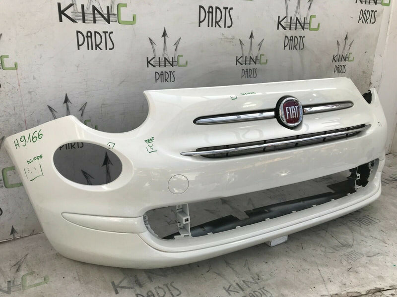FIAT 500 POP FACELIFT 2015-ON FRONT BUMPER &CHROME GRILL & BADGE 735619476 H9166
