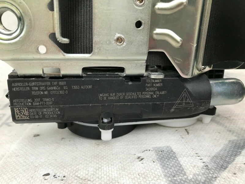 VW GOLF MK7 2013-2019 GENUINE FRONT SEAT BELT LEFT PASSENGER SIDE SEATBELT N/S