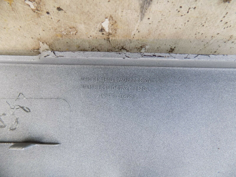 MAN TGX EURO 6 2020+RIGHT BUMPER CORNER HEADLIGHT SURROUND SILVER 81416106750