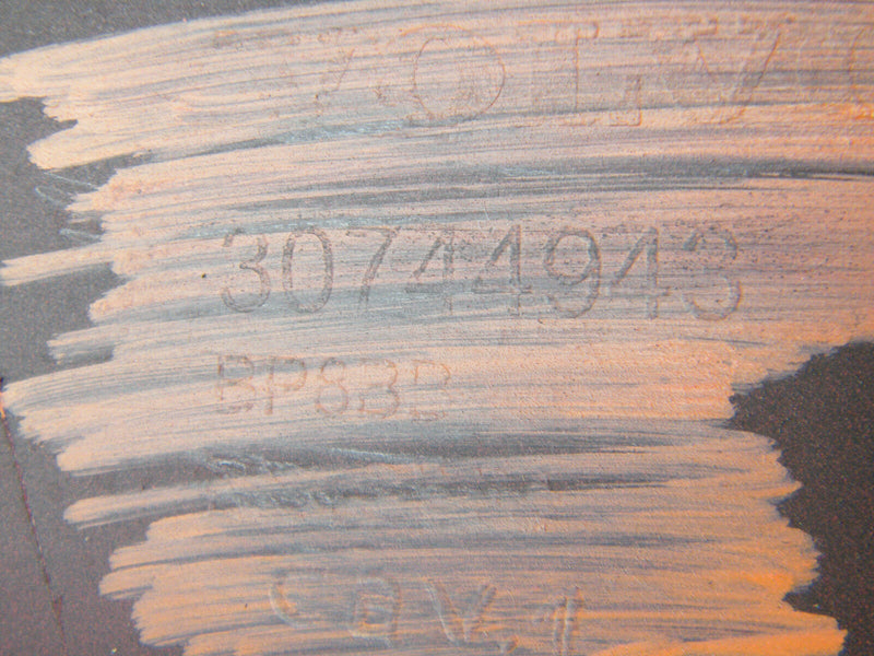 VOLVO S40 2008-2012 REAR BUMPER GENUINE LOWER SKIRT VALANCE RED 30744943 (6680)