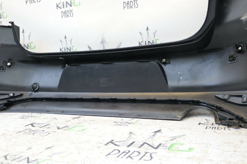 VW GOLF VII MK7 2013-2016 BLACK REAR BUMPER GENUINE PDC HOLES 5G6807421