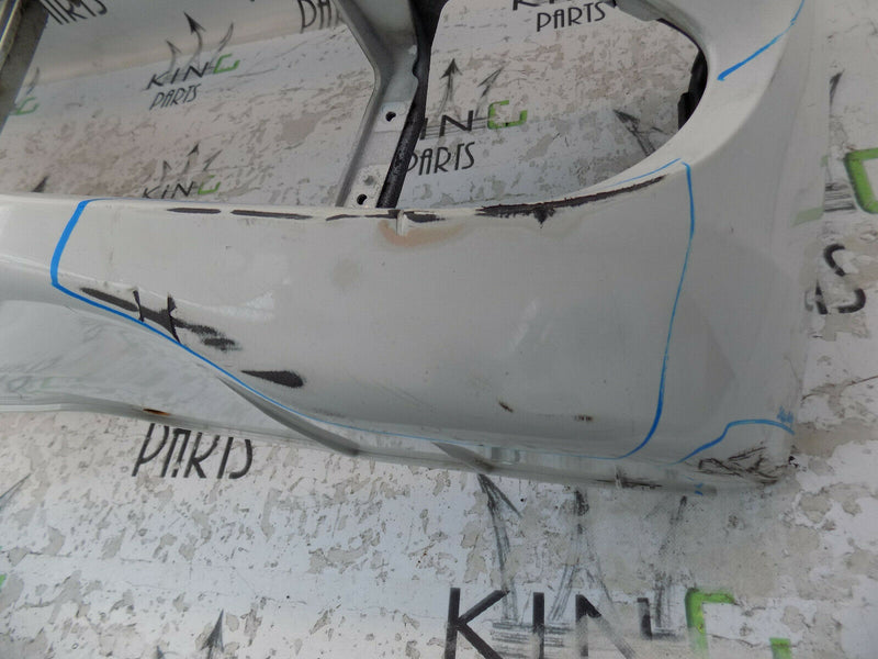 BMW 5 SERIES F10 F11 2010-13 WHITE FRONT BUMPER GENUINE PDC, WASHER HOLES