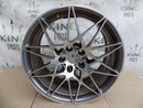 BMW M3 M4 20" INCH ALLOY WHEEL COMPETITION 666 GREY FRONT 9JX20H2