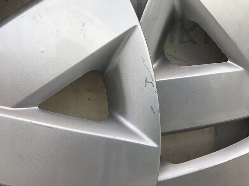 VOLKSWAGEN POLO 2009-2018 GENUINE CAPS 4x WHEEL TRIMS 15' CAP COVERS 6R0601147C
