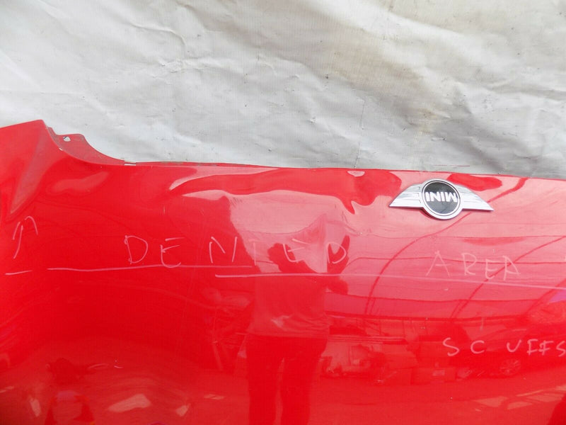 BMW MINI COOPER HATCH R56 2006-2013 GENUINE BONNET IN RED