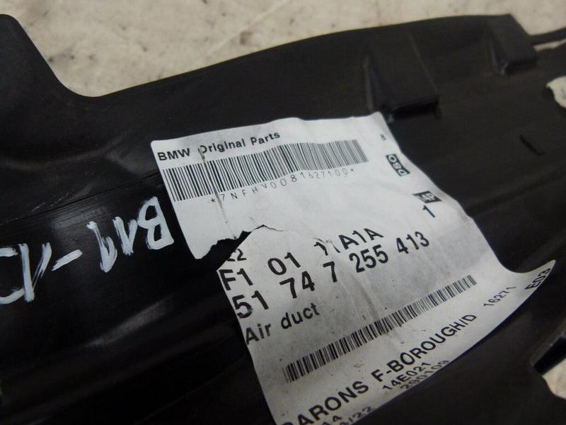 BMW 3 F30 2011-15 FRONT RADIATOR UPPER AIR DUCT GENUINE 5174 7255413
