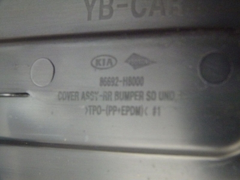 KIA RIO MK4 2017-20 REAR RIGHT UNDER BUMPER COVER GENUINE 86692H8000