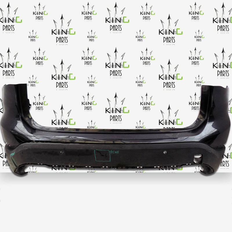 BMW X1 F48 2016 2017 BLACK REAR BUMPER GENUINE GENUINE PDC HOLES