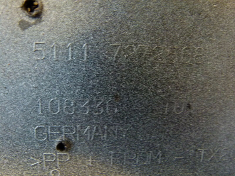 BMW 1 SERIES F20 SPORT 2011-15 WHITE FRONT BUMPER GENUINE 5111 7272568