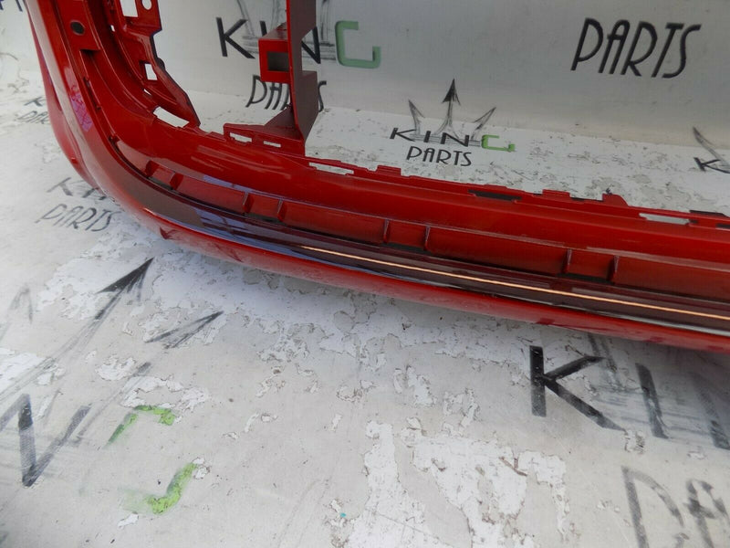 FIAT 500 SPORT 2016-ON FACELIFT FRONT BUMPER RED BADGE TRIM 735619571