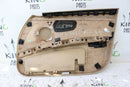 BMW 3 SERIES E91 2005-2013 TOURING FRONT LEFT DOOR CARD PANEL LEATHER BEIGE